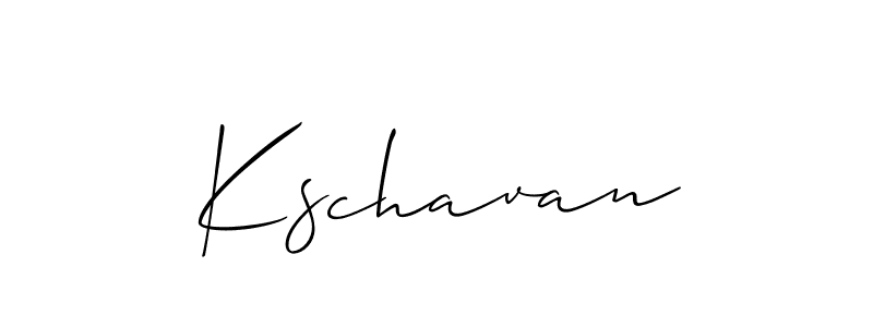 It looks lik you need a new signature style for name Kschavan. Design unique handwritten (Allison_Script) signature with our free signature maker in just a few clicks. Kschavan signature style 2 images and pictures png