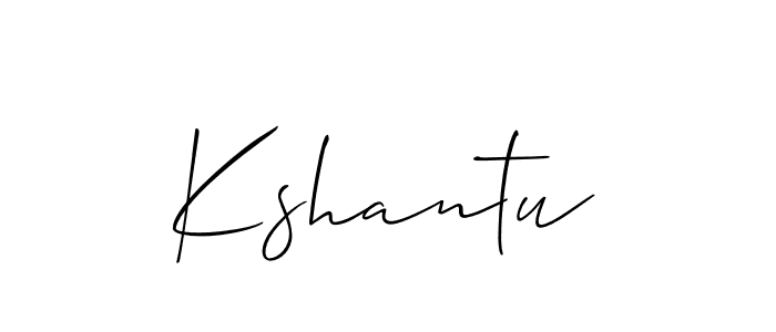 if you are searching for the best signature style for your name Kshantu. so please give up your signature search. here we have designed multiple signature styles  using Allison_Script. Kshantu signature style 2 images and pictures png