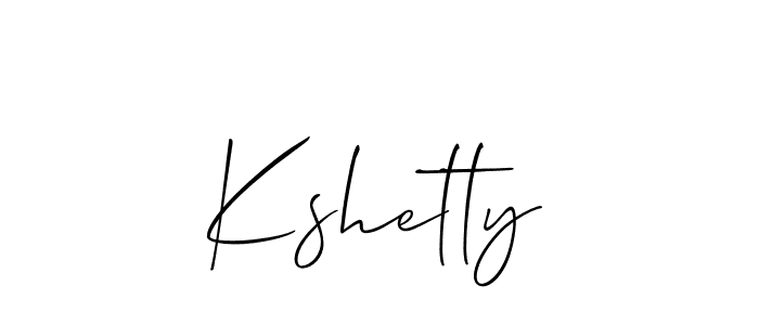 Best and Professional Signature Style for Kshetty. Allison_Script Best Signature Style Collection. Kshetty signature style 2 images and pictures png