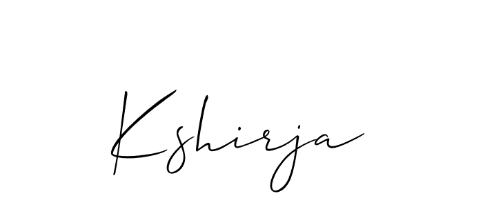 How to make Kshirja name signature. Use Allison_Script style for creating short signs online. This is the latest handwritten sign. Kshirja signature style 2 images and pictures png