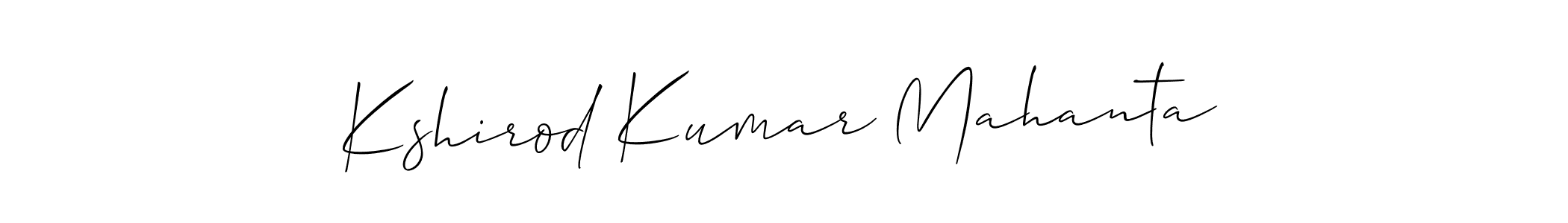 Best and Professional Signature Style for Kshirod Kumar Mahanta. Allison_Script Best Signature Style Collection. Kshirod Kumar Mahanta signature style 2 images and pictures png