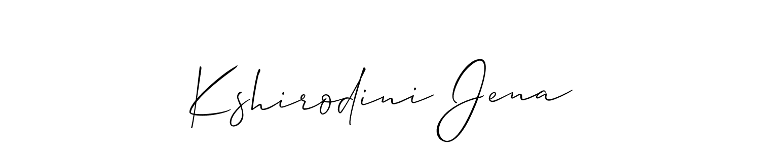Kshirodini Jena stylish signature style. Best Handwritten Sign (Allison_Script) for my name. Handwritten Signature Collection Ideas for my name Kshirodini Jena. Kshirodini Jena signature style 2 images and pictures png