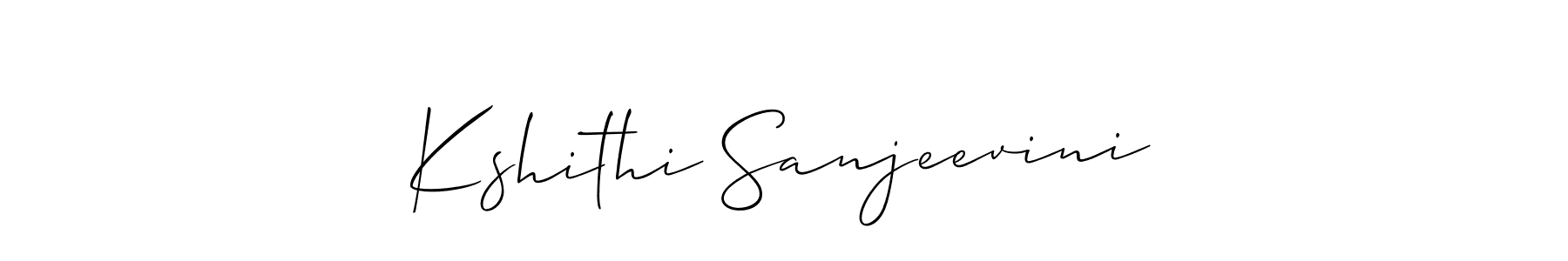 Also You can easily find your signature by using the search form. We will create Kshithi Sanjeevini name handwritten signature images for you free of cost using Allison_Script sign style. Kshithi Sanjeevini signature style 2 images and pictures png