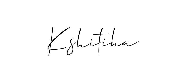 Best and Professional Signature Style for Kshitiha. Allison_Script Best Signature Style Collection. Kshitiha signature style 2 images and pictures png