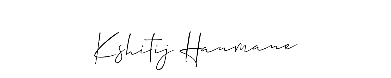 You should practise on your own different ways (Allison_Script) to write your name (Kshitij Hanmane) in signature. don't let someone else do it for you. Kshitij Hanmane signature style 2 images and pictures png