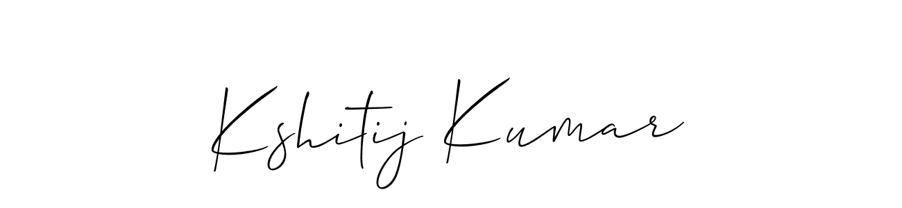 Make a beautiful signature design for name Kshitij Kumar. Use this online signature maker to create a handwritten signature for free. Kshitij Kumar signature style 2 images and pictures png