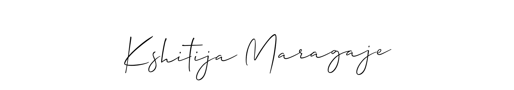 Best and Professional Signature Style for Kshitija Maragaje. Allison_Script Best Signature Style Collection. Kshitija Maragaje signature style 2 images and pictures png