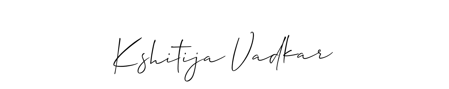 Kshitija Vadkar stylish signature style. Best Handwritten Sign (Allison_Script) for my name. Handwritten Signature Collection Ideas for my name Kshitija Vadkar. Kshitija Vadkar signature style 2 images and pictures png