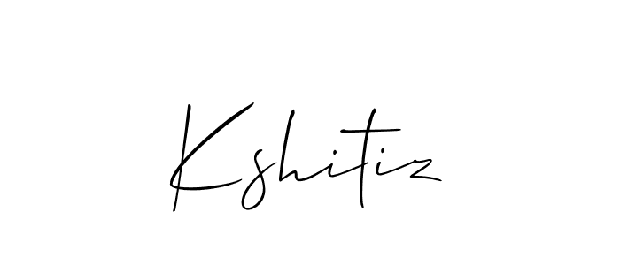 Similarly Allison_Script is the best handwritten signature design. Signature creator online .You can use it as an online autograph creator for name Kshitiz. Kshitiz signature style 2 images and pictures png