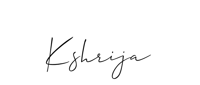 Once you've used our free online signature maker to create your best signature Allison_Script style, it's time to enjoy all of the benefits that Kshrija name signing documents. Kshrija signature style 2 images and pictures png