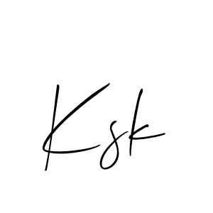 How to Draw Ksk signature style? Allison_Script is a latest design signature styles for name Ksk. Ksk signature style 2 images and pictures png