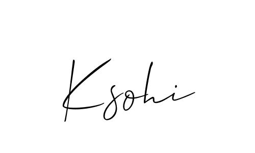 Once you've used our free online signature maker to create your best signature Allison_Script style, it's time to enjoy all of the benefits that Ksohi name signing documents. Ksohi signature style 2 images and pictures png