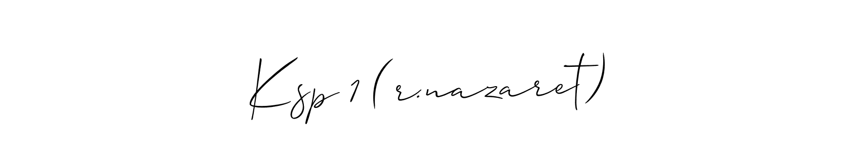 Once you've used our free online signature maker to create your best signature Allison_Script style, it's time to enjoy all of the benefits that Ksp 1 (r.nazaret) name signing documents. Ksp 1 (r.nazaret) signature style 2 images and pictures png