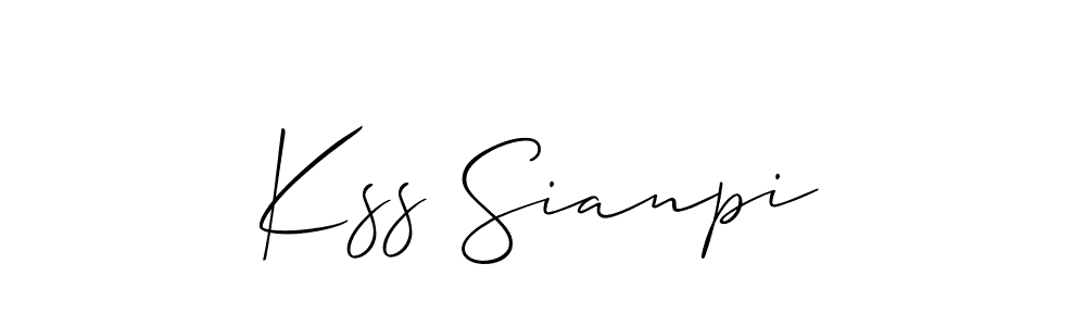 Once you've used our free online signature maker to create your best signature Allison_Script style, it's time to enjoy all of the benefits that Kss Sianpi name signing documents. Kss Sianpi signature style 2 images and pictures png