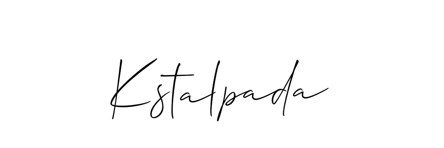 Make a beautiful signature design for name Kstalpada. Use this online signature maker to create a handwritten signature for free. Kstalpada signature style 2 images and pictures png