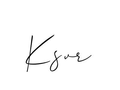 Similarly Allison_Script is the best handwritten signature design. Signature creator online .You can use it as an online autograph creator for name Ksvr. Ksvr signature style 2 images and pictures png