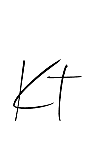 Also we have Kt name is the best signature style. Create professional handwritten signature collection using Allison_Script autograph style. Kt signature style 2 images and pictures png