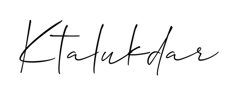 Make your name Ktalukdar memorable on every contract using Allison_Script autograph style. Instant transparent background export available. Ktalukdar signature style 2 images and pictures png