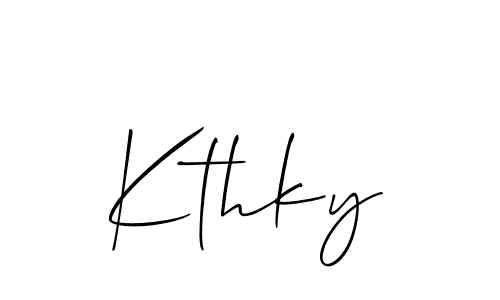 Make a beautiful signature design for name Kthky. Use this online signature maker to create a handwritten signature for free. Kthky signature style 2 images and pictures png