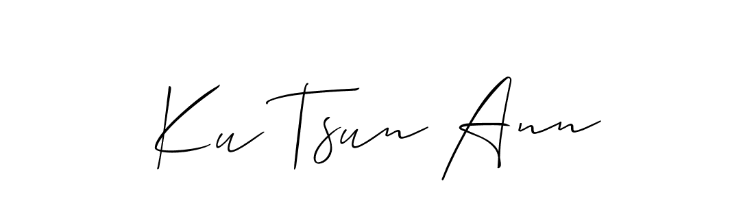 You can use this online signature creator to create a handwritten signature for the name Ku Tsun Ann. This is the best online autograph maker. Ku Tsun Ann signature style 2 images and pictures png