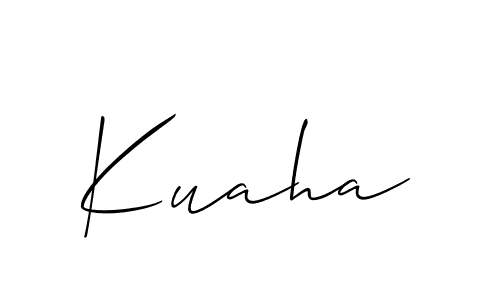 if you are searching for the best signature style for your name Kuaha. so please give up your signature search. here we have designed multiple signature styles  using Allison_Script. Kuaha signature style 2 images and pictures png