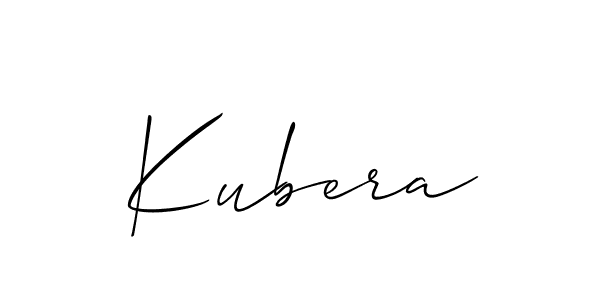 Kubera stylish signature style. Best Handwritten Sign (Allison_Script) for my name. Handwritten Signature Collection Ideas for my name Kubera. Kubera signature style 2 images and pictures png