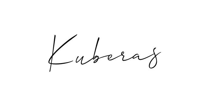 How to make Kuberas name signature. Use Allison_Script style for creating short signs online. This is the latest handwritten sign. Kuberas signature style 2 images and pictures png