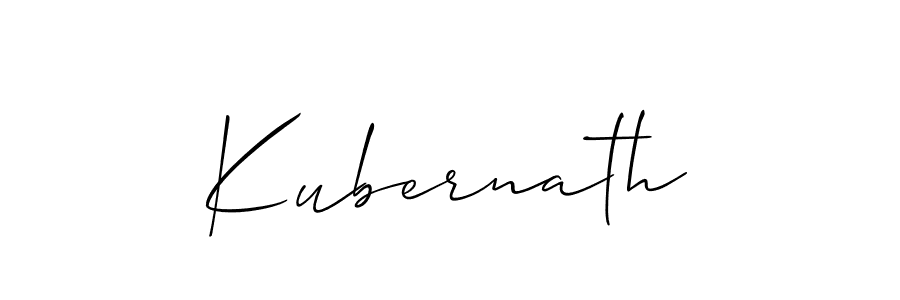 Create a beautiful signature design for name Kubernath. With this signature (Allison_Script) fonts, you can make a handwritten signature for free. Kubernath signature style 2 images and pictures png