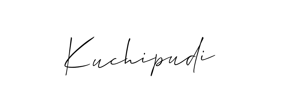 You should practise on your own different ways (Allison_Script) to write your name (Kuchipudi) in signature. don't let someone else do it for you. Kuchipudi signature style 2 images and pictures png