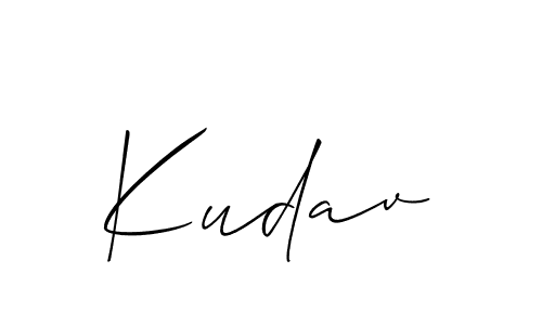 Make a beautiful signature design for name Kudav. Use this online signature maker to create a handwritten signature for free. Kudav signature style 2 images and pictures png