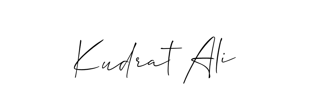 Best and Professional Signature Style for Kudrat Ali. Allison_Script Best Signature Style Collection. Kudrat Ali signature style 2 images and pictures png