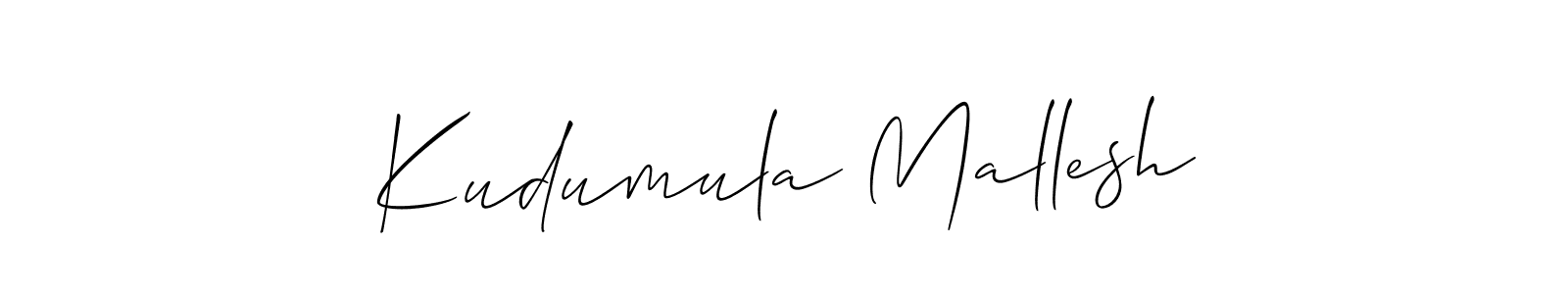 Here are the top 10 professional signature styles for the name Kudumula Mallesh. These are the best autograph styles you can use for your name. Kudumula Mallesh signature style 2 images and pictures png
