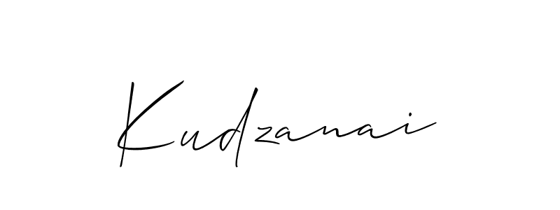 Make a beautiful signature design for name Kudzanai. Use this online signature maker to create a handwritten signature for free. Kudzanai signature style 2 images and pictures png