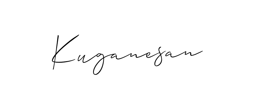 Kuganesan stylish signature style. Best Handwritten Sign (Allison_Script) for my name. Handwritten Signature Collection Ideas for my name Kuganesan. Kuganesan signature style 2 images and pictures png