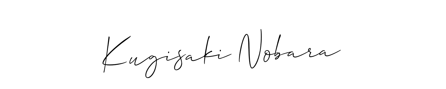 Check out images of Autograph of Kugisaki Nobara name. Actor Kugisaki Nobara Signature Style. Allison_Script is a professional sign style online. Kugisaki Nobara signature style 2 images and pictures png