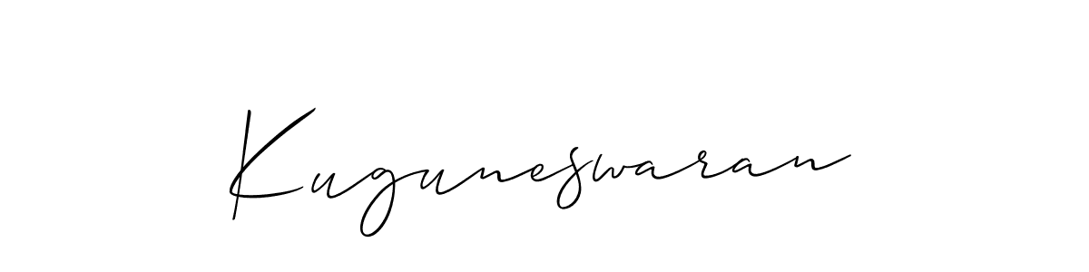 Once you've used our free online signature maker to create your best signature Allison_Script style, it's time to enjoy all of the benefits that Kuguneswaran name signing documents. Kuguneswaran signature style 2 images and pictures png