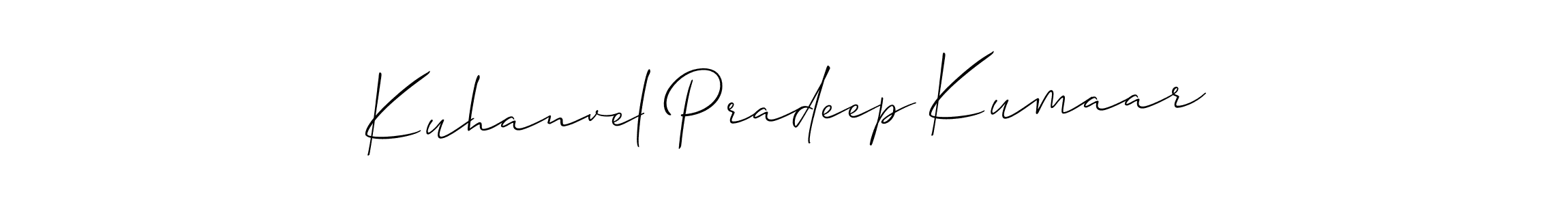 Once you've used our free online signature maker to create your best signature Allison_Script style, it's time to enjoy all of the benefits that Kuhanvel Pradeep Kumaar name signing documents. Kuhanvel Pradeep Kumaar signature style 2 images and pictures png