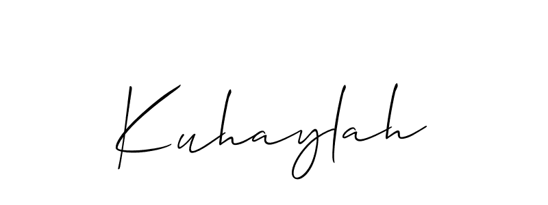 Here are the top 10 professional signature styles for the name Kuhaylah. These are the best autograph styles you can use for your name. Kuhaylah signature style 2 images and pictures png