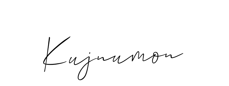 Kujnumon stylish signature style. Best Handwritten Sign (Allison_Script) for my name. Handwritten Signature Collection Ideas for my name Kujnumon. Kujnumon signature style 2 images and pictures png
