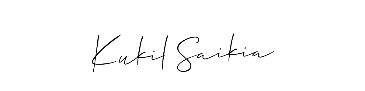 Once you've used our free online signature maker to create your best signature Allison_Script style, it's time to enjoy all of the benefits that Kukil Saikia name signing documents. Kukil Saikia signature style 2 images and pictures png