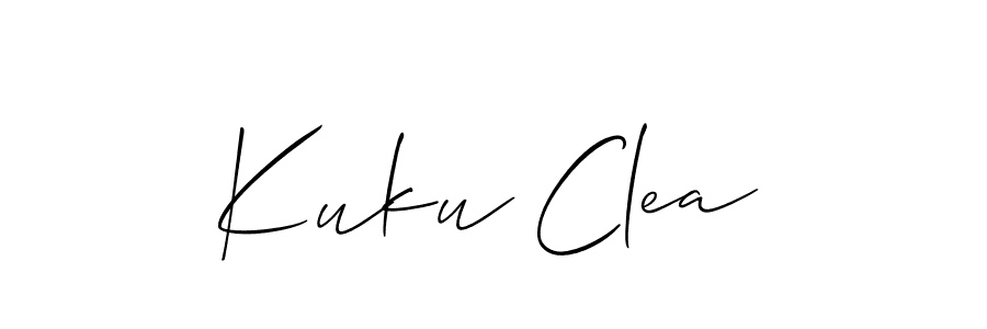 Create a beautiful signature design for name Kuku Clea. With this signature (Allison_Script) fonts, you can make a handwritten signature for free. Kuku Clea signature style 2 images and pictures png