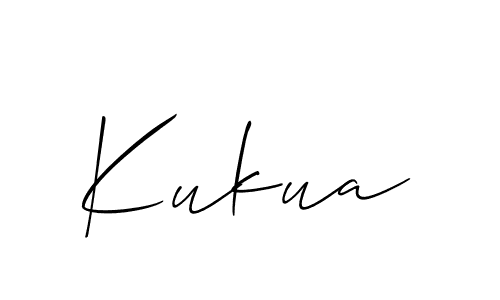 The best way (Allison_Script) to make a short signature is to pick only two or three words in your name. The name Kukua include a total of six letters. For converting this name. Kukua signature style 2 images and pictures png