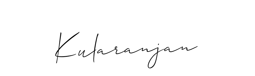 Create a beautiful signature design for name Kularanjan. With this signature (Allison_Script) fonts, you can make a handwritten signature for free. Kularanjan signature style 2 images and pictures png