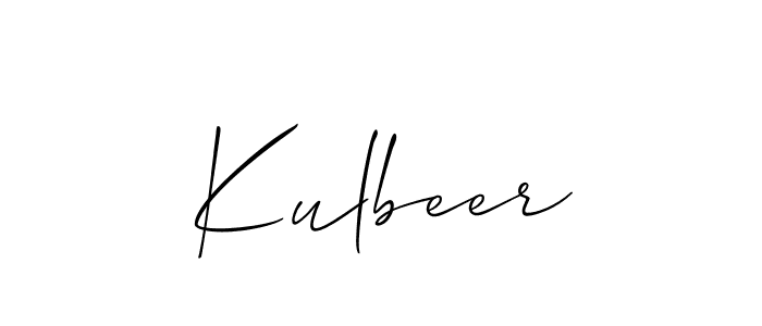 How to Draw Kulbeer signature style? Allison_Script is a latest design signature styles for name Kulbeer. Kulbeer signature style 2 images and pictures png