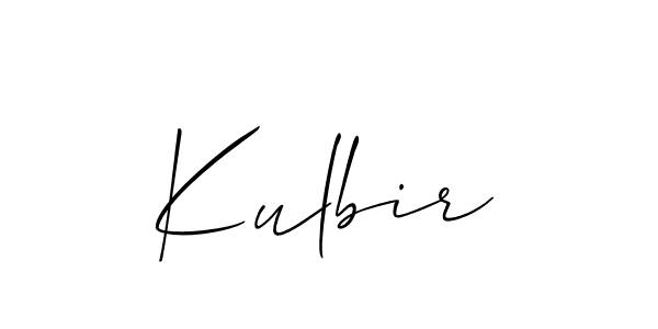 How to Draw Kulbir signature style? Allison_Script is a latest design signature styles for name Kulbir. Kulbir signature style 2 images and pictures png