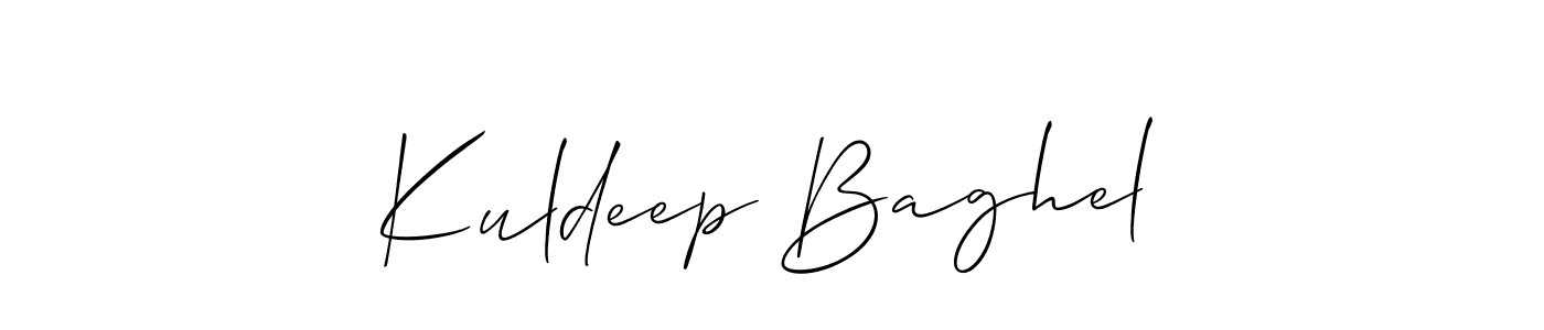 The best way (Allison_Script) to make a short signature is to pick only two or three words in your name. The name Kuldeep Baghel include a total of six letters. For converting this name. Kuldeep Baghel signature style 2 images and pictures png