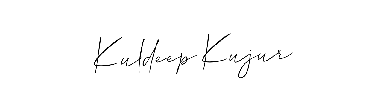 Similarly Allison_Script is the best handwritten signature design. Signature creator online .You can use it as an online autograph creator for name Kuldeep Kujur. Kuldeep Kujur signature style 2 images and pictures png