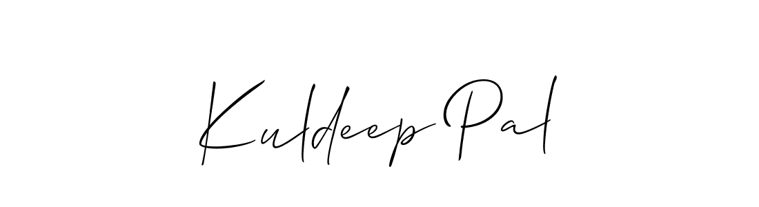 Kuldeep Pal stylish signature style. Best Handwritten Sign (Allison_Script) for my name. Handwritten Signature Collection Ideas for my name Kuldeep Pal. Kuldeep Pal signature style 2 images and pictures png