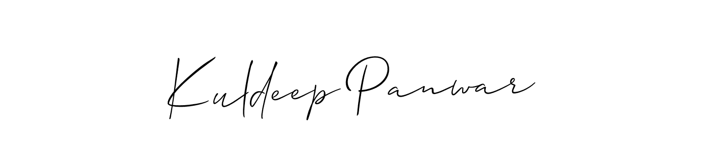 if you are searching for the best signature style for your name Kuldeep Panwar. so please give up your signature search. here we have designed multiple signature styles  using Allison_Script. Kuldeep Panwar signature style 2 images and pictures png