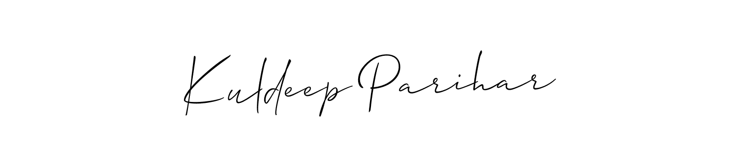 Best and Professional Signature Style for Kuldeep Parihar. Allison_Script Best Signature Style Collection. Kuldeep Parihar signature style 2 images and pictures png